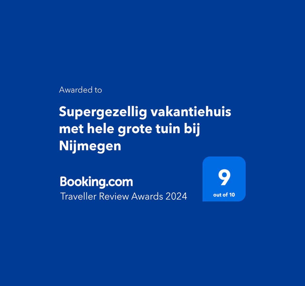 Supergezellig Vakantiehuis Met Hele Grote Tuin Bij Nijmegen Ewijk Esterno foto